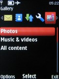 Nokia X3 screenshot