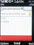 Nokia X3 screenshot