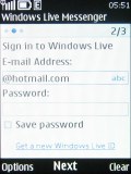 Nokia X3 screenshot