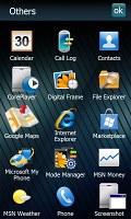 Samsung B7610 OmniaPRO screenshot