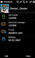 Samsung B7610 OmniaPRO screenshot