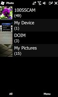 Samsung B7610 OmniaPRO screenshot