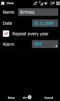 Samsung B7610 OmniaPRO screenshot
