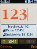 Samsung D780 screenshot