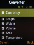 Samsung D780 screenshot