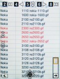 Samsung D780 screenshot