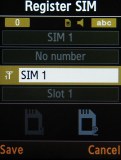 Samsung D780 screenshot
