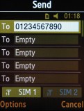Samsung D780 screenshot