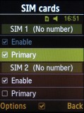 Samsung D780 screenshot