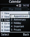Samsung F110 Adidas screenshot