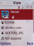 Samsung G600 screenshots