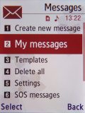 Samsung G600 screenshots