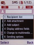 Samsung G600 screenshots
