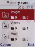 Samsung G600 screenshots