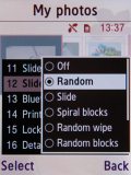 Samsung G600 screenshots