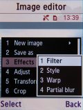 Samsung G600 screenshots