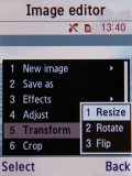 Samsung G600 screenshots