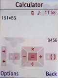 Samsung G600 screenshots