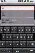 Samsung I7500 Galaxy screenshot