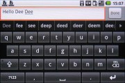 Samsung I7500 Galaxy screenshot