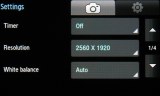 Samsung S5560 Marvel screenshot