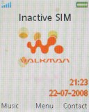 Sony Ericsson W302 screenshot
