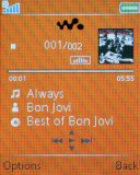 Sony Ericsson W302 screenshot