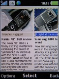 Screenshots of Sony Ericsson C702