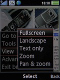 Screenshots of Sony Ericsson C702