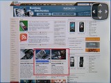 Screenshots of Sony Ericsson C702