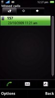 Sony Ericsson Satio screenshot
