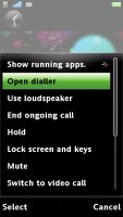 Sony Ericsson Satio screenshot