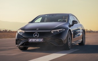 Mercedes-Benz EQS 450+ real world range test