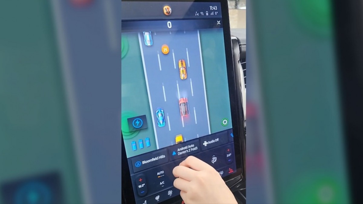 The Ford F-150 Lightning now has video games on board