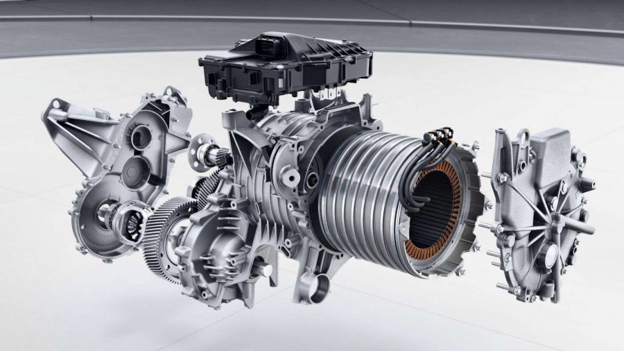 Induction motor used in Mercedes-Benz EQC