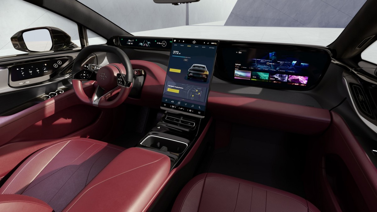 FF91 - interior comes with quite few screens