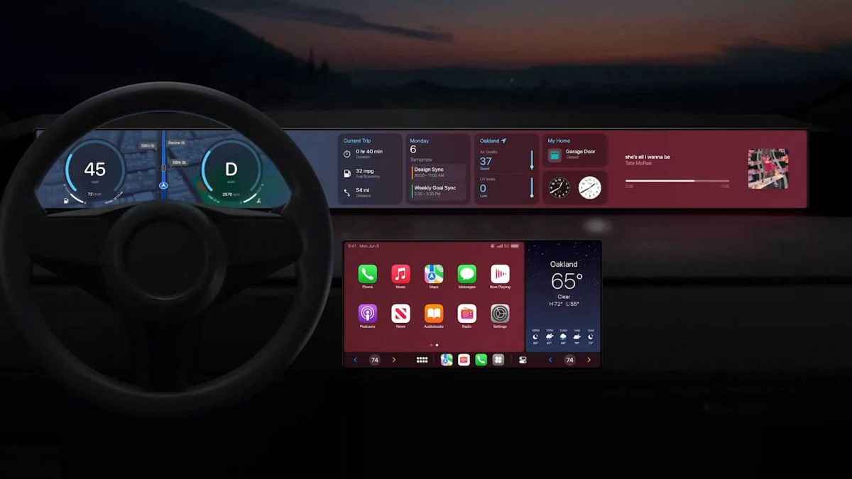 Updated CarPlay will be able to control all the functions of the car