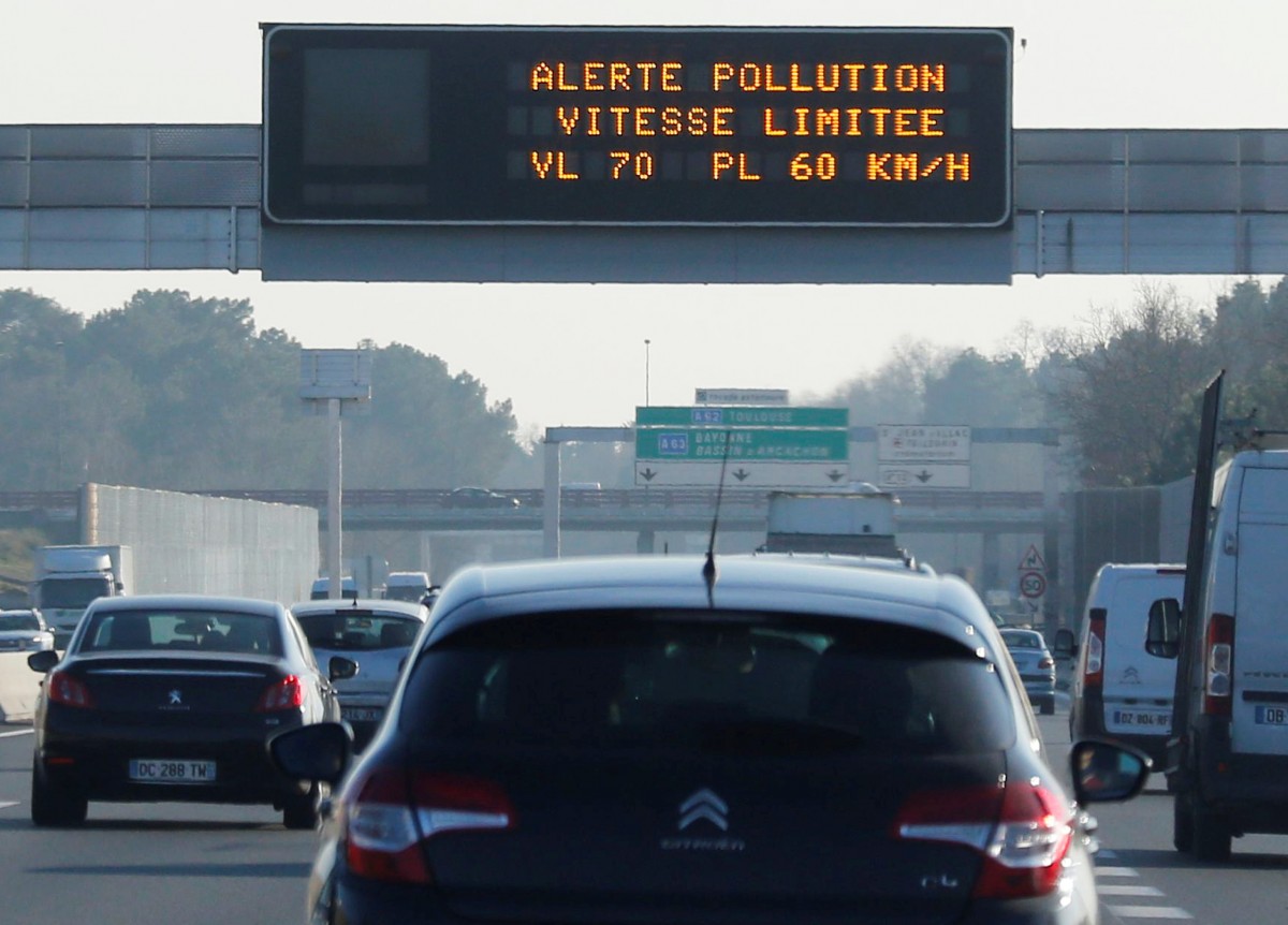 Compulsory speed limits in France in order to lower emissions