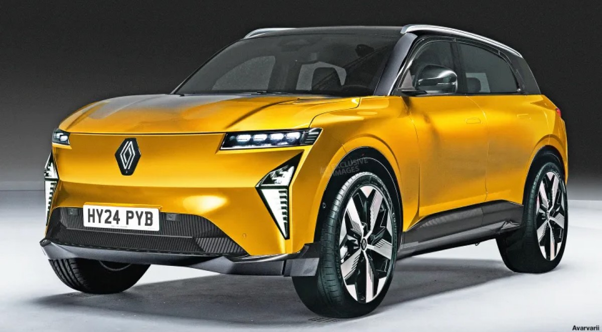 Artist's impression of the future Renault Scenic