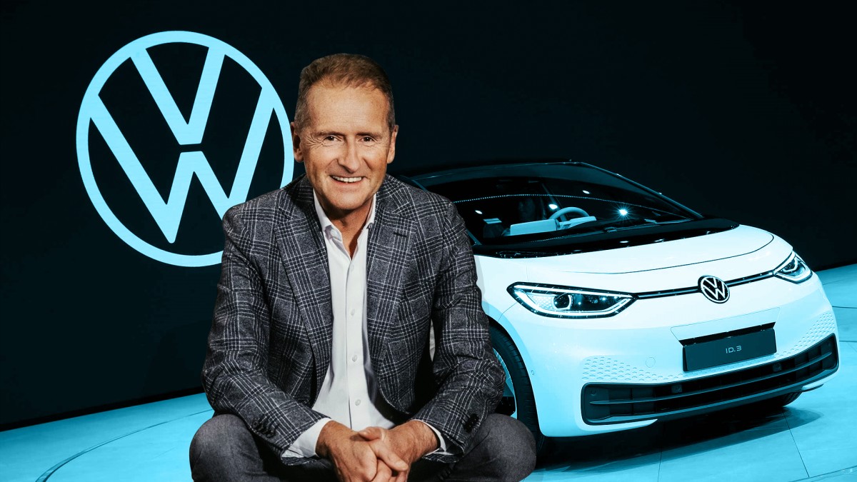 Mr Diess oversaw the biggest turn around in VW's history - from Dieselgate to EV giant