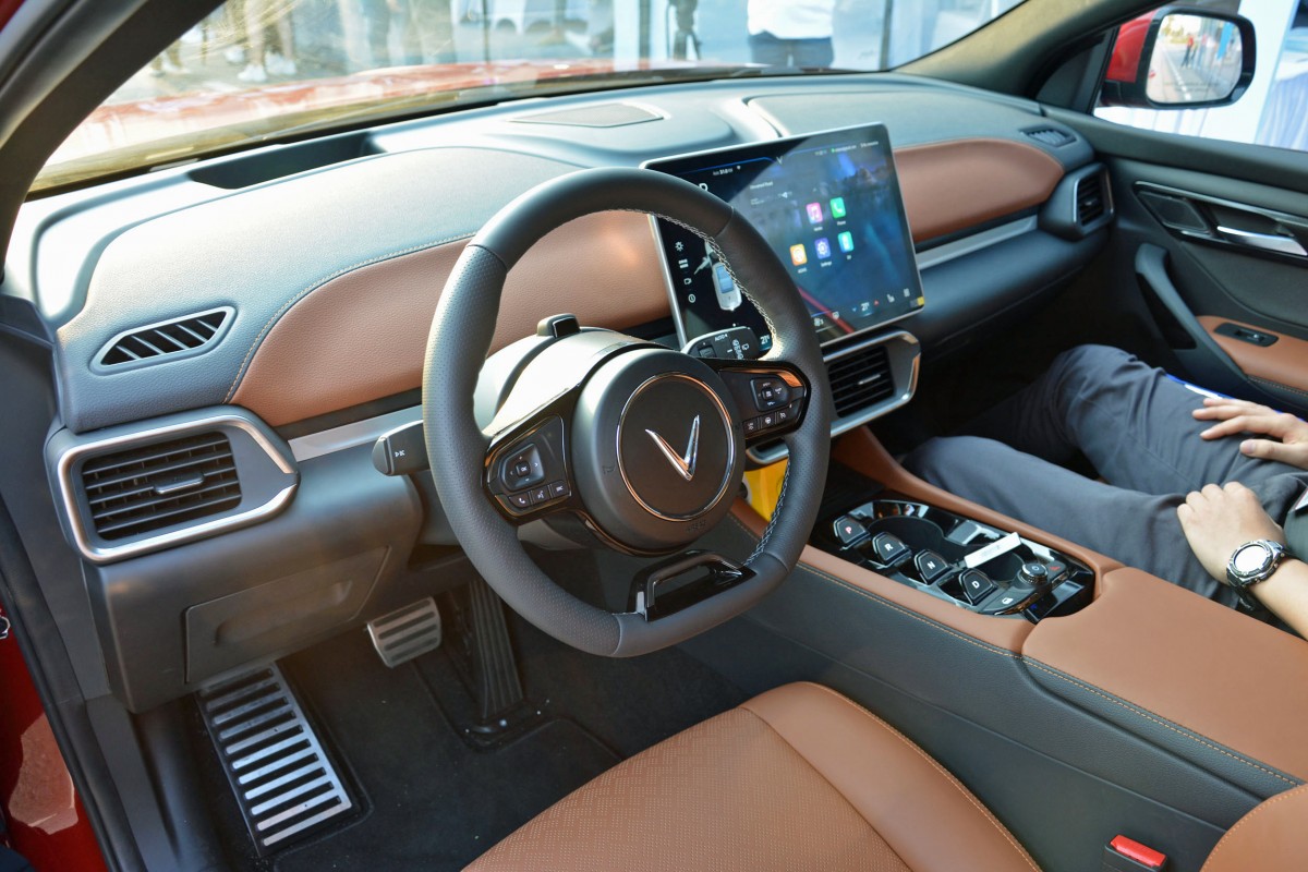 VF8 interior looks like a comfortable place to be