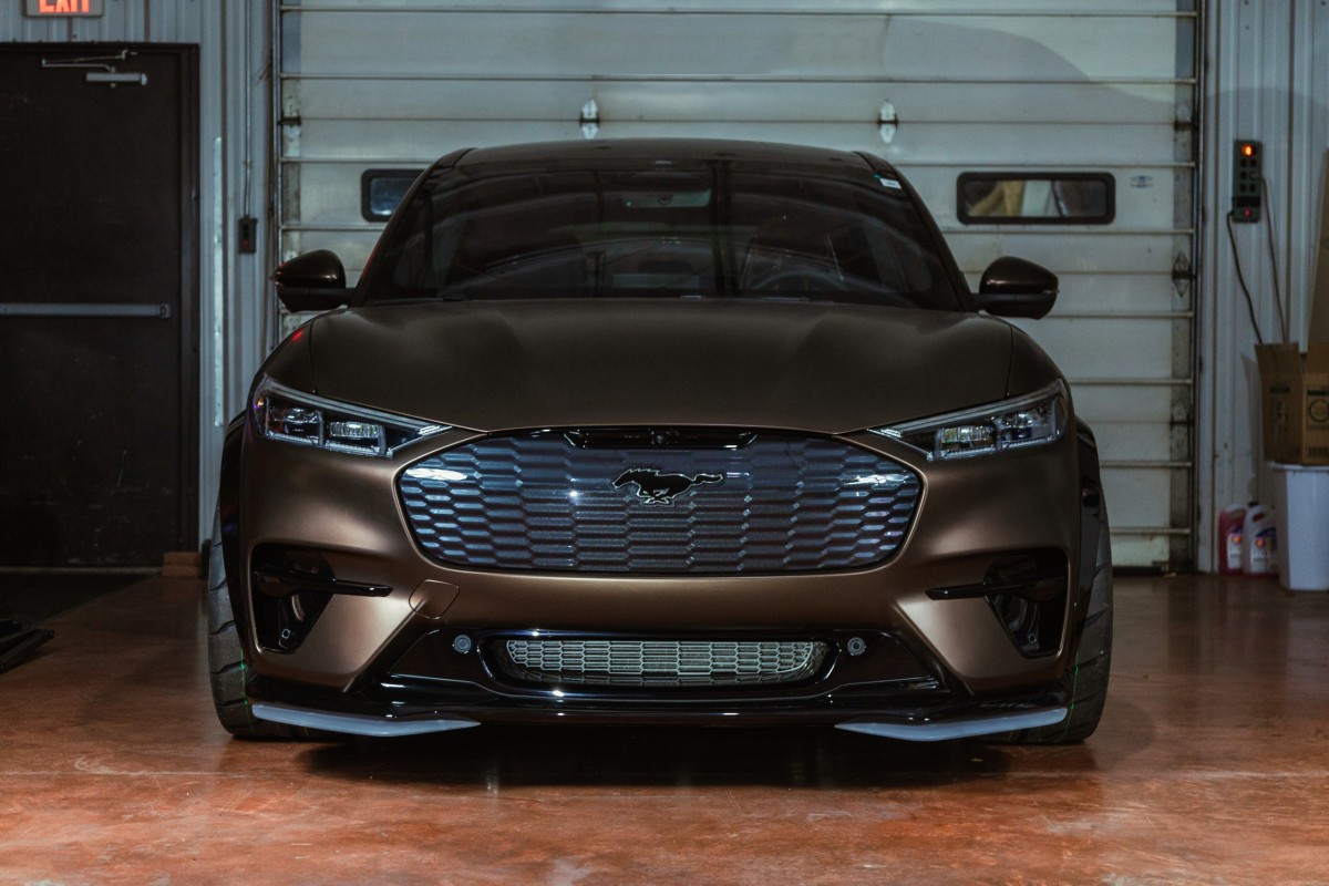 Ford F-150 Lightning and Mustang Mach-E at SEMA 2022