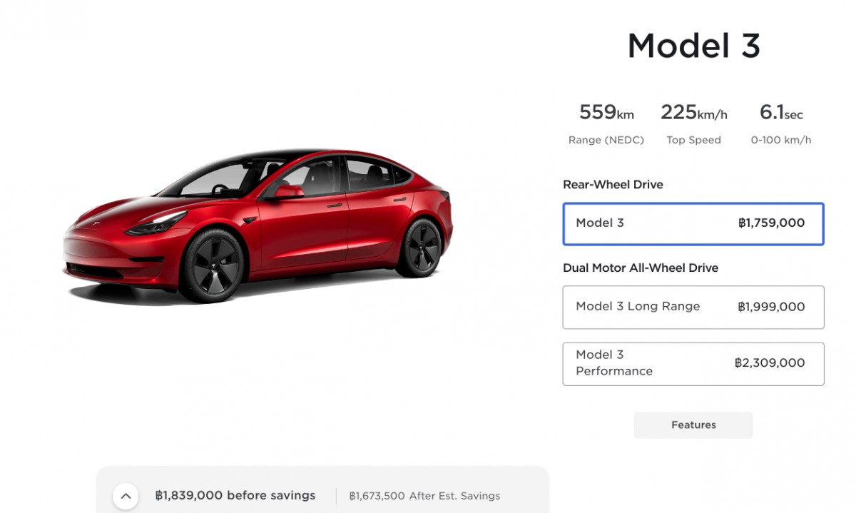 Tesla Model 3 and Model Y officially launched in Thailand