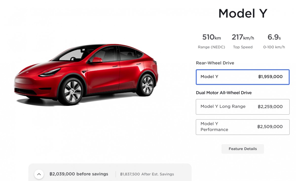 Tesla Model 3 and Model Y officially launched in Thailand