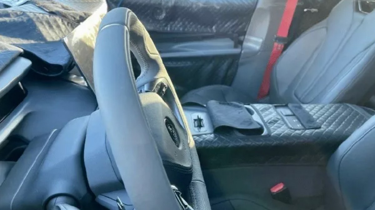 Lotus Envya shows its interior during winter testing