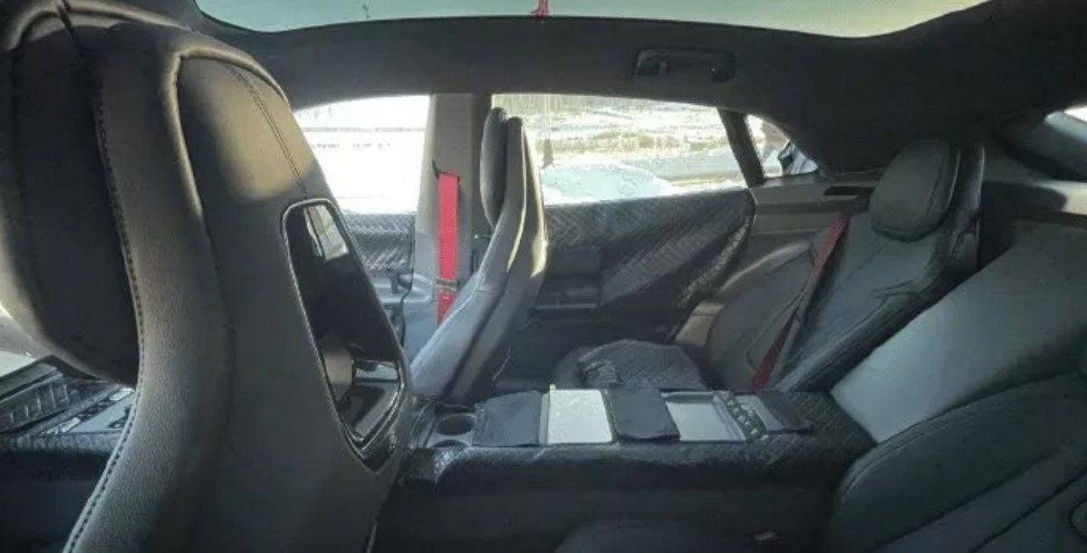Lotus Envya shows its interior during winter testing