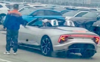 First sighting of MG Cyberster