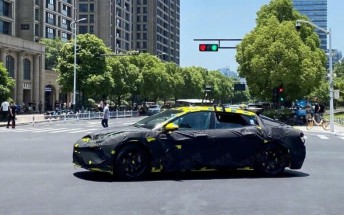 Camouflaged Lotus Envya spotted in China