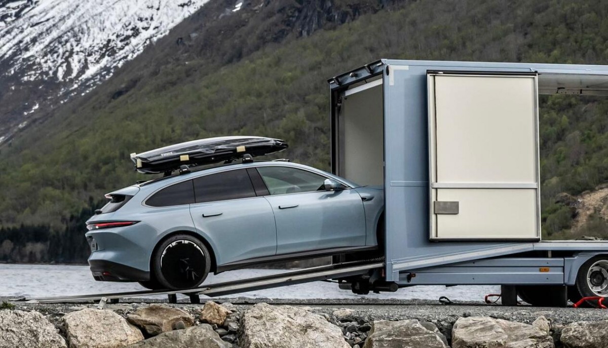 Nio ET5 Touring visits Norway for a photoshoot