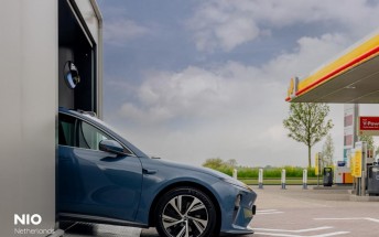 Nio and Shell's first battery swap station in Europe is now operational
